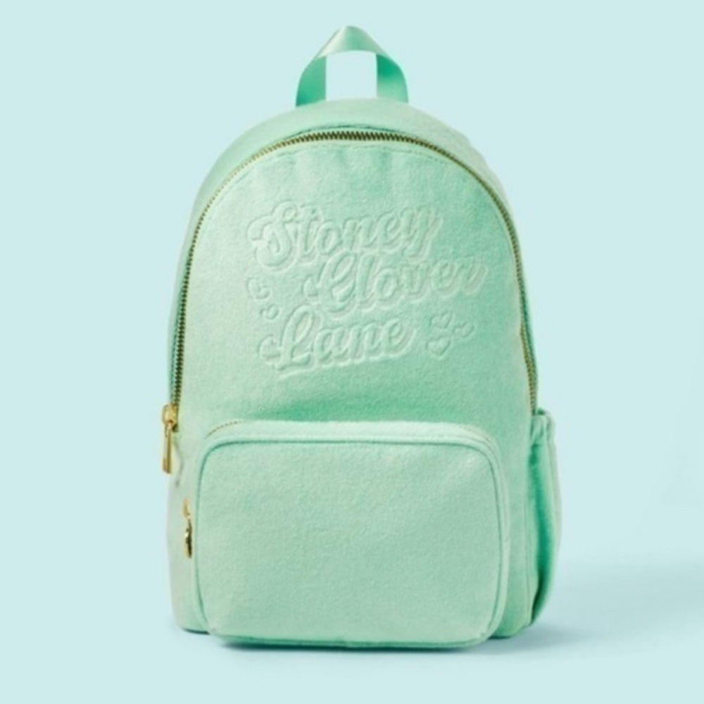 Stoney Clover Lane+ Target Mint Green Terry Cloth Backpack